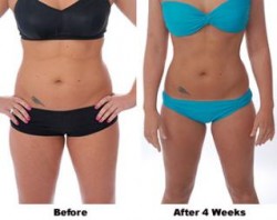 genie bikini and little black dress